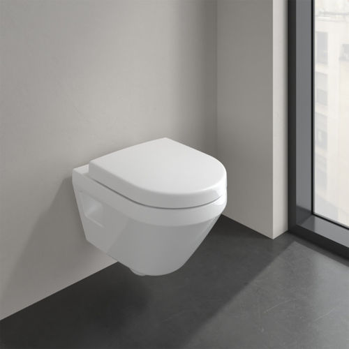 Wandhängendes WC - ARCHITECTURA TWISTFLUSH COMPACT 4687 C0 XX - Villeroy & Boch - Keramik / für Privatgebrauch / oval