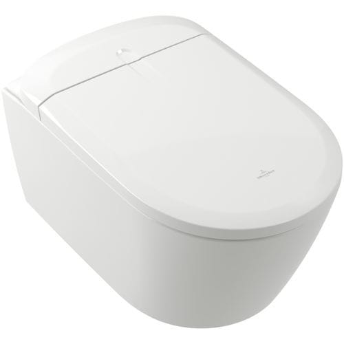 Dusch-WC - ViCLEAN SUPREO - Villeroy & Boch - in Wandnähe / Keramik / für Privatgebrauch