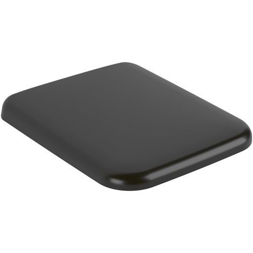 Toilettensitz mit gedämpftem Verschluss - 8M76S101 - Villeroy & Boch - aus Duroplast / schwarz / für Gewerbegebrauch