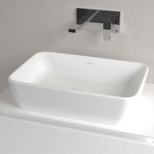 Aufsatzwaschbecken - 5A276001 - Villeroy & Boch - Keramik / quadratisch / ohne Öffnung
