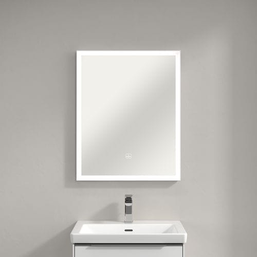 Badezimmerschrank mit Spiegel / mit integrierter Beleuchtung - A4636000 - Villeroy & Boch - modern / für den Wohnbereich / für Gewerbegebrauch