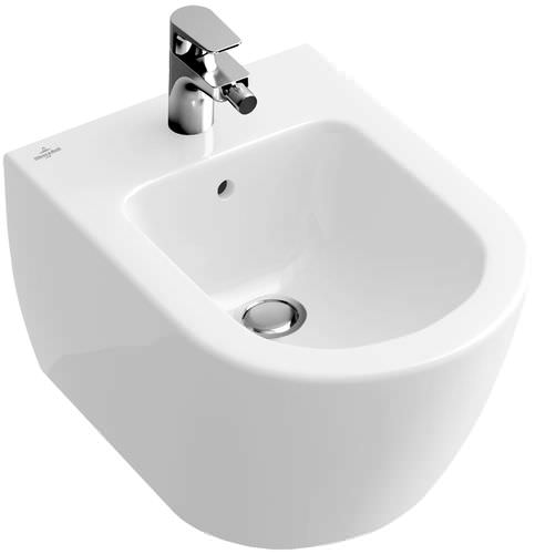 Wandhängendes Bidet - SUBWAY 2.0: 540000 - Villeroy & Boch - Porzellan