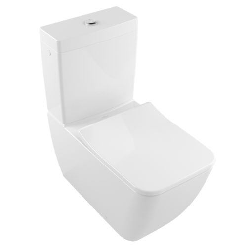 Freistehendes WC - VENTICELLO : 4612R0 - Villeroy & Boch - Porzellan / spülrandlos / modern