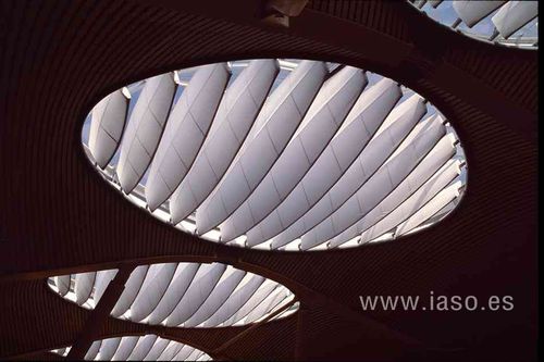 Membran-Architektur / Acryl - TERMINAL T4 BARAJAS - IASO - für Abdeckung