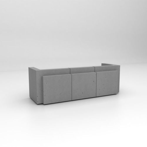 Modulare Empfangstheke - VOLUME 2 - ISOMI - Beton