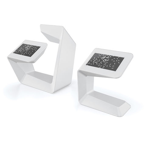 Infosäule für den Innenraum - SINGLE & DOUBLE MEDIA UNIT 1  - ISOMI - mit Touchscreen