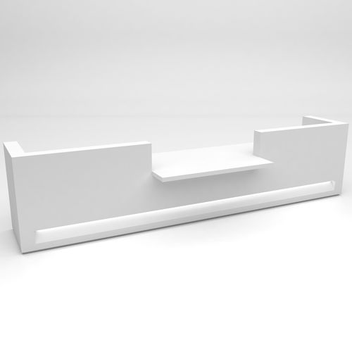 Modulare Empfangstheke - BLOK 6 - ISOMI - Mineralwerkstoff / für Hotels