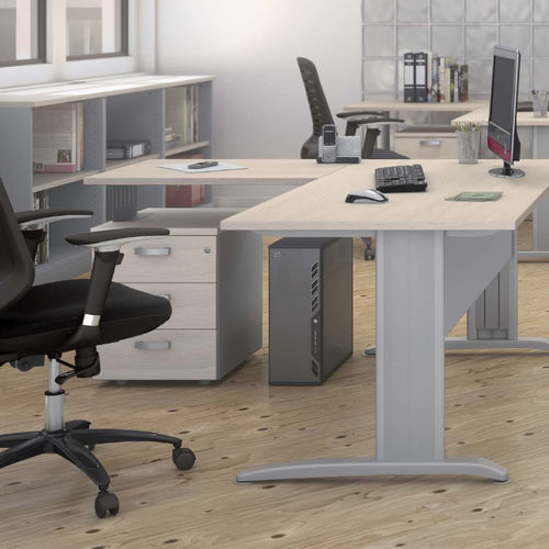 Schreibtisch für Open Space - TONO_T2 - Mobel Línea - bodenstehend / modern / Holz