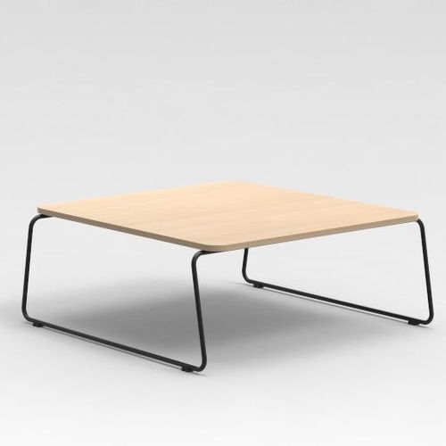 Moderner Couchtisch - BROS - Mobel Línea - melaminbeschichtet / Gestell aus Metall / rechteckig
