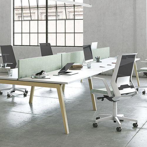 Schreibtisch für Open Space - BORN - Mobel Línea - bodenstehend / für 6 Personen / modern