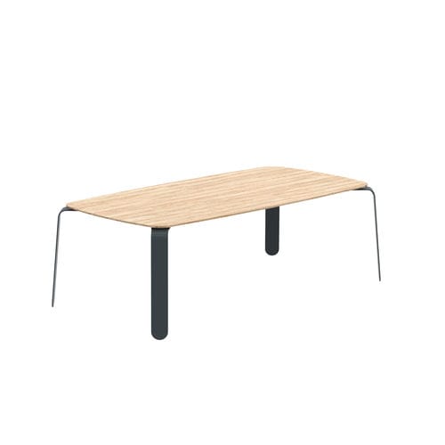 Moderner Tisch - CUA - Mobboli - Metall / Gestell aus Metall / rechteckig