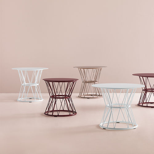 Moderner Couchtisch - ATENEA - Mobboli - Metall / Stahl / Marmor