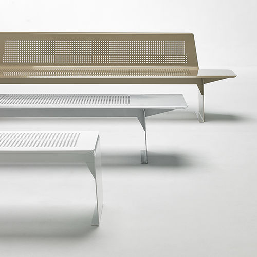 Moderne Bank - PLANE - Mobboli - Holz / Metall / Schaumstoff