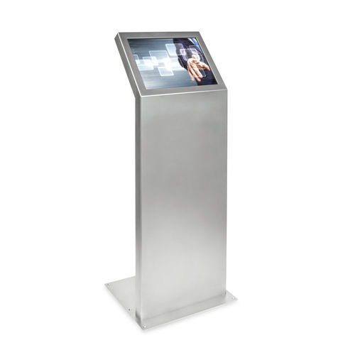 Infosäule für den Innenraum - SKSK150M-28 - SOLTEC S.L. - mit Touchscreen