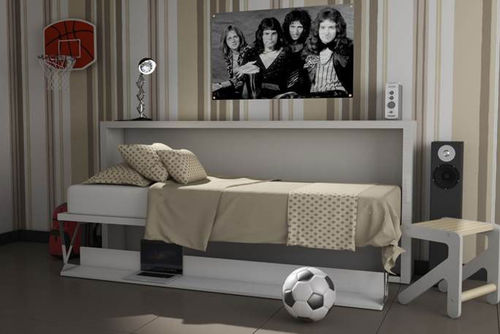 Hubbett - JOKER - smqrt beds - Einpersonen / modern / Stoff