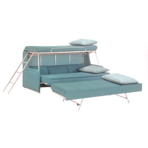 Bettsofa - MR. HIDE - smqrt beds - modern / Stoff / mit Armlehnen