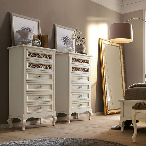 Klassischer Chiffonnier - CAPRI - Villa Nova Italia - lackiertes Holz / weiß