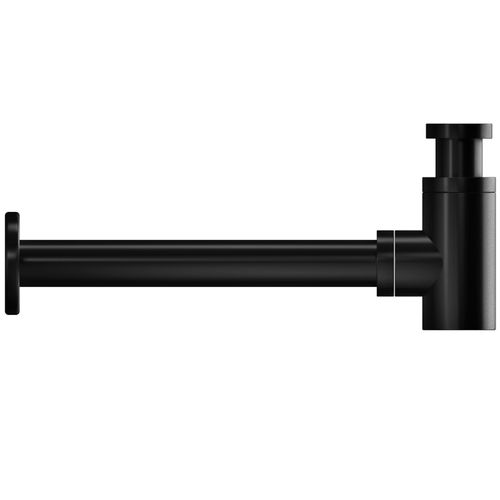 Syphon für Waschbecken / Messing - A860-N - Duten - Edelstahl / schwarz