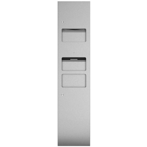 Einbau-Handtuchspender - T510 - Duten - Edelstahl / mit Abfallbehälter / mit integriertem Handtrockner