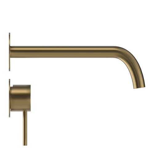 Einhebelmischer für Waschtisch - R377-L - Duten - für Handwaschbecken / wandmontiert / Einbau