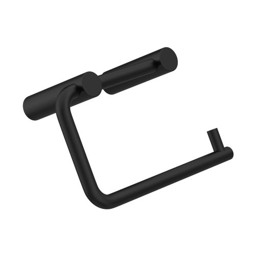 Wandmontierter WC-Rollenhalter - H102-N - Duten - Edelstahl / schwarz / für Hotels
