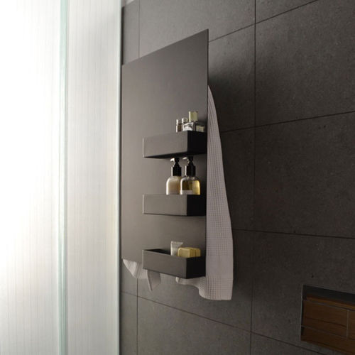 Elektrischer Badheizkörper - RECTANGLE&SHELVES - mg12 - modern / Aluminium / wandmontiert