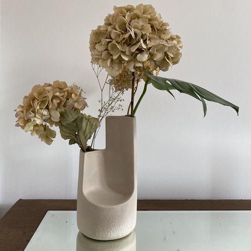 Moderne Vase - ElenaRebecca - mg12 - Keramik / emaillierte Keramik / Feinsteinzeug