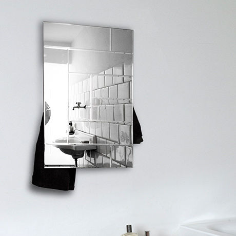 Elektrischer Badheizkörper - Design2 - mg12 - Design / Aluminium / Glas