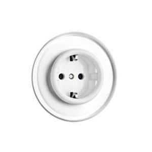 Elektrische Steckdose - 100638 / 100663 / 100639 / 100664 - Classic Comfort - wandmontiert / Duroplast / Bakelite®