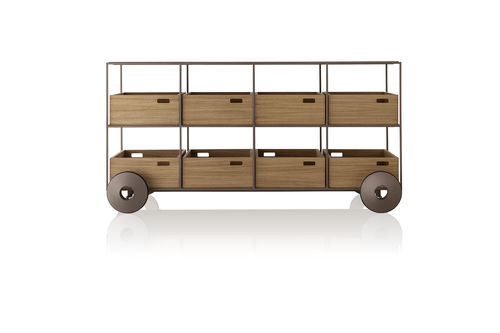 Wagen für Profiküchen - TECA - SOLLOS - Massivholz