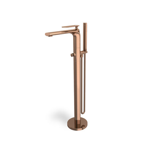 Einhebelmischer für Badewanne - R360.SS.8 - ZeVa - bodenstehend / Messing / für Badezimmer