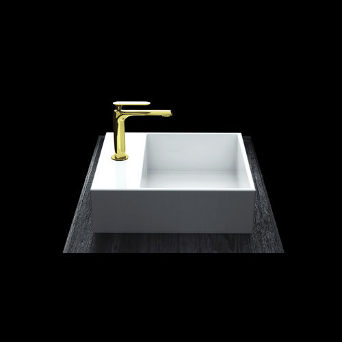 Aufsatzwaschbecken - R399.WB.26 - ZeVa - Keramik / quadratisch / modern