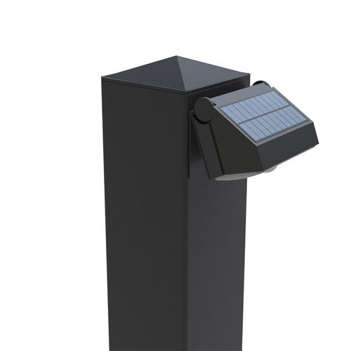 Moderner Leuchtpoller - mars  - The solar range - Edelstahl / LED / IP65