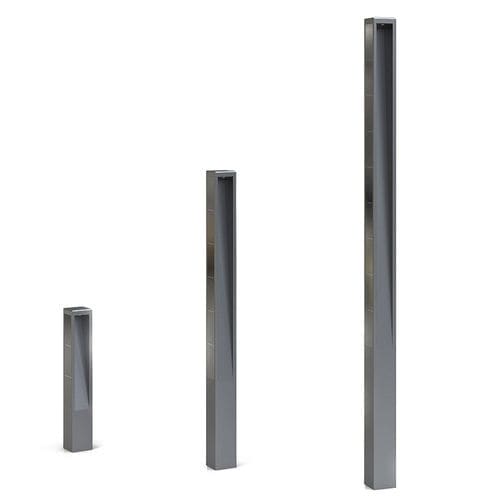 Leuchtpoller für Garten - Solar Post - The solar range - modern / Edelstahl / LED