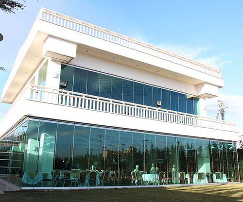 Schiebe-Stapel-Terrassentür - KCS - VIZYON GLAZING SYSTEMS - Aluminium / mit Doppelverglasung
