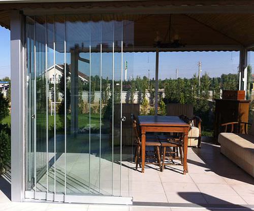 Glasschiebetür - SCS-L - VIZYON GLAZING SYSTEMS - Aluminium / mit Doppelverglasung