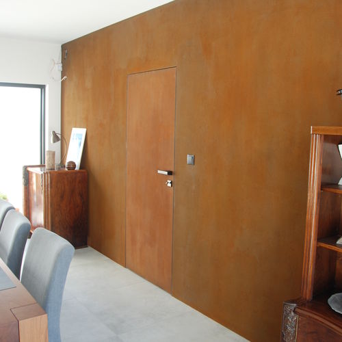 Tür für Einbauschrank / für Innenbereich - OTHERS - ZEROMUR Perfect Doors - Holz / Aluminium / Leder