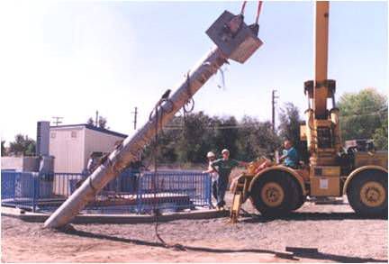 Fertigbetonpfahl - Short span steel - Fundament