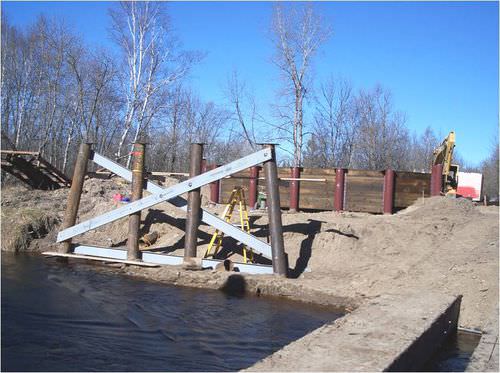 Rammpfahl - Short span steel - Stahl / Fundament