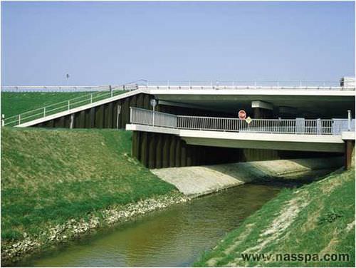 Metallspundwand - Short span steel