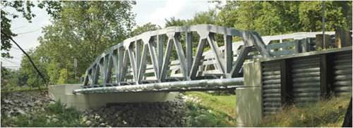 Aluminium-Brücke - CAMBRIDGE - Short span steel - Fachwerk / Verkehr