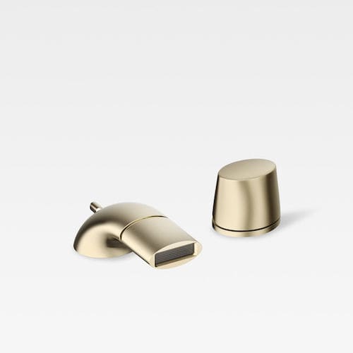 Bidet-Einhebelmischer - A5A6076C00 - Armani / Roca - Aufsatz / aus verchromtem Metall / Stahl