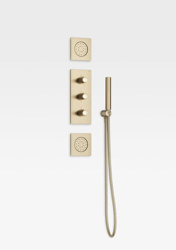 Einhebelmischer für Dusche - A5A2976VG0 - Armani / Roca - Einbau / thermostatisch / Metall