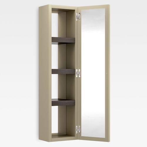 Säulenschrank für Badezimmer - A856720820 - Armani / Roca - modern / mit Spiegel