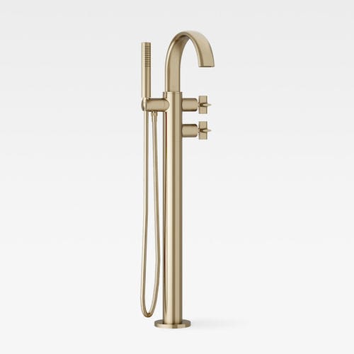 Zweigriffmischer für Dusche - A5A2776VC0 - Armani / Roca - freistehend / thermostatisch / Metall