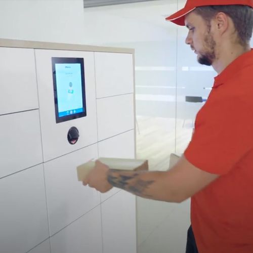 Stahl-Garderobenschrank - DELIVERY AND PICK-UP LOCKERS - Metra smart locker systems - RFID / für Gewerbegebrauch / für Lagerung