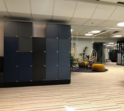 HPL-Garderobenschrank - SMART WORKPLACE LOCKERS - Metra smart locker systems - für Gewerbegebrauch / für Lagerung / gesichert