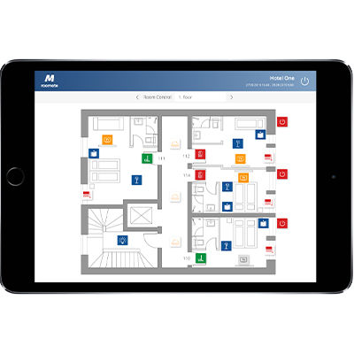 Management-Software - MTZ&reg; ROOM AUTOMATION - MIDITEC - für die Gebäudetechnik