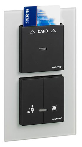 Kartenschalter - MIDITEC - Einbau / doppelt / modern