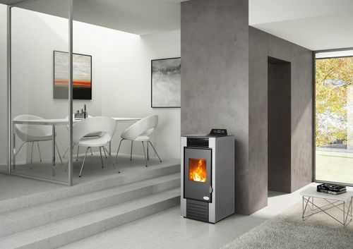 Pelletkaminofen - ROMA  - KARMEK ONE SRL - modern / Metall